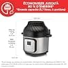 Instant Pot Duo Crispy Effect, 11 in 1 Multicooker - Air Fryer, Slow Cooking, Steaming, Sous Vide, Dehydrator, Dish Warmer and Pastry Function - 5.7 L - Image 7