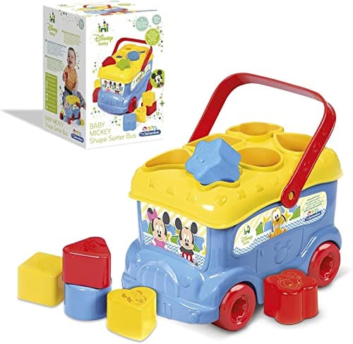 Clementoni - Mickey Mouse Shape Bus - for babies from 10 months - Disney - First age - Multicoloured - Image 2
