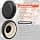 Foam Headphone for Jabra Evolve2 65/Evolve2 40 for Jabra Elite 45H Cushion Replacement Earpad Replacement Earpiece with Protein Leather Softer Sound Insulation Foam | Black - Image 5
