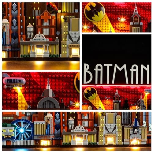 YEABRICKS LED Light for Lego 76271 DC Batman: The Animated Series - Gotham City - Building Set (Lego Set not included) - Image 5