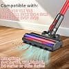 Brush with Soft Roller for Dyson V7 V8 V10 V11 V15 Replacement Floor Tip Soft Roller Replacement Front Lights for Hard Floors like Parquet, Wood Floor, Laminate, Tile - Image 3