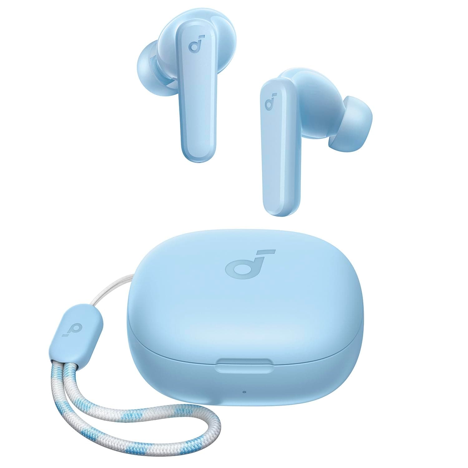Anker Soundcore by Anker P20i Wireless Bluetooth Headphones, Bluetooth 5.3 Wireless Earphones, 10 mm Drivers, Low Bass, 30 H Playback, IPX5 Waterproof, EQ Via App, 2 Microphones, Single Earphone Mode