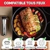 Tefal Set Ingenio 20-Piece Cookware Set, Frying Pans, Saucepans, 2 Removable Handles, Induction, Stackable, L897SK04 + Tefal Kitchen Knife Block, 4 Knives, Stainless Steel K2324S55 - Image 5