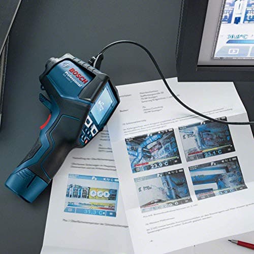 Bosch Professional Infrared Thermometer GIS 1000C (with application function, temperature range: -40°C to 1000°C, 4 x AA batteries, in a cardboard box) - Image 6