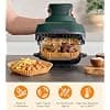 Ankway Papier Cuisson Air Fryer pour Ninja CRISPi, 120 pcs Feuille Sulfurisé Air Fryer Accessoires pour 3,8L & 1,4L FN101EUGY, FN101EUST, FN101EUSG, Paper Liners Friteuse Sans Huile Accessoires - Image 6