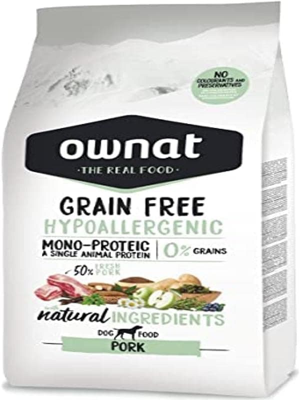Ownat Hypoallergenic Pork Dry Food 3 kg - Image 1