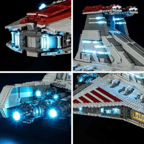 LIGHTAILING LED Lighting Kit for Lego- 75367 The Venator Class Assault Cruiser of the Republic Model - LED Light Set Compatible with Lego Model (Not Incluso nel Modello) - Image 6