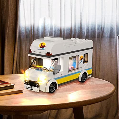 LED Light Kit for Lego Holiday Camper Van 60283, Decorative Kit for Lego City, Powerful Vehicles, Motorhomes, Creative Toys - Image 6