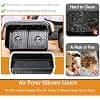 Air Fryer Silicone Mould for Ninja Foodi Flex 10.4L AF500EU Accessory Compatible with Ninja Foodi Max AF500EU (5.2L x 2+10.4L) - Image 4