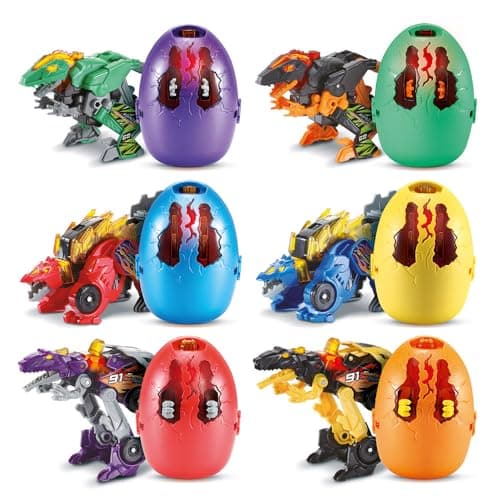 VTech - Switch & Go Dinos Surprise 2nd Generation, Dinosaur Egg, Transformable Sound Toy, Building Game, 6 Models to Collect, Gift for Children from 4 Years Old - Image 4