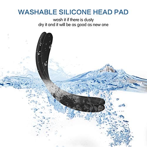Headband Cushion for Apple AirPods Max, Soft Silicone Washable Dustproof Accessories Compatible with Knitted Mesh Canopy (Black) - Image 4