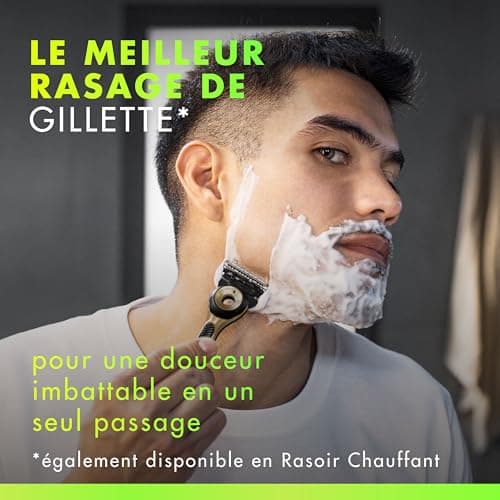 Gillette Labs Men's Razor With Champion Gold Exfoliating Bar, Reusable Handle And 5 Refill Cartridges GilletteLabs Has 5 Best Blades From The Brand, Comfortable Facial Shaving - Image 7