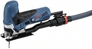 Bosch Professional jigsaw GST 90 E (650 W, 1 saw blade, suction set, splinter guard, cutting capability in wood: 90 mm, transport case)          [Energy Class A]