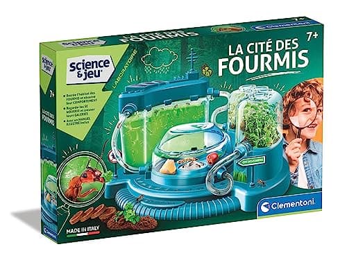 Clementoni | Science & Play – The City of Ants for Kids 7+ | Building Ant with Transparent Modules, Gel, Botanical Greenhouse, Seeds and Tools | Nature and Insects Educational Game - Image 2