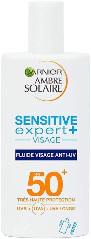Garnier Ambre Solaire - Anti-UV Face Fluid - High Protection SPF 50+ - Sensitive Expert+ - 40 ml - Image 1