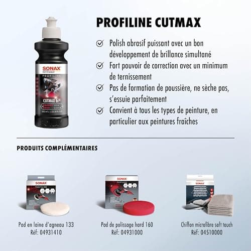 SONAX PROFILINE CutMax (250 ml) polish puissant avec forte abrasivité et brillance optimale | Réf: 02461410 - Image 5