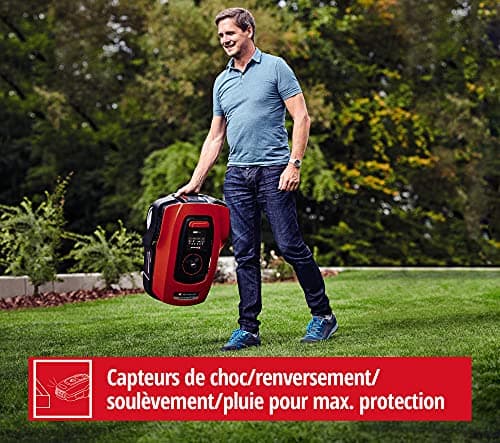 Einhell FREELEXO 800 LCD BT Robot Lawnmower (up to 800 m², Multi-Zone Mode, Bluetooth Control Via Mobile App, for slopes up to 35%, Sold with Installation Accessories) - Image 8