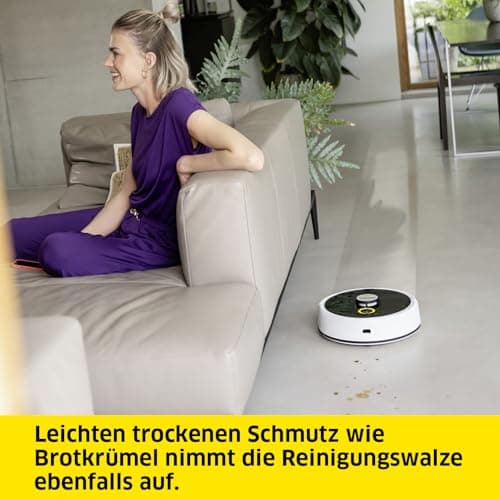 New KARCHER RCF 3 - Robot Laveur de sols connecté - Autonomie 120 Min - Rouleau de Nettoyage - Navigation LiDAR - Programmable - Image 5