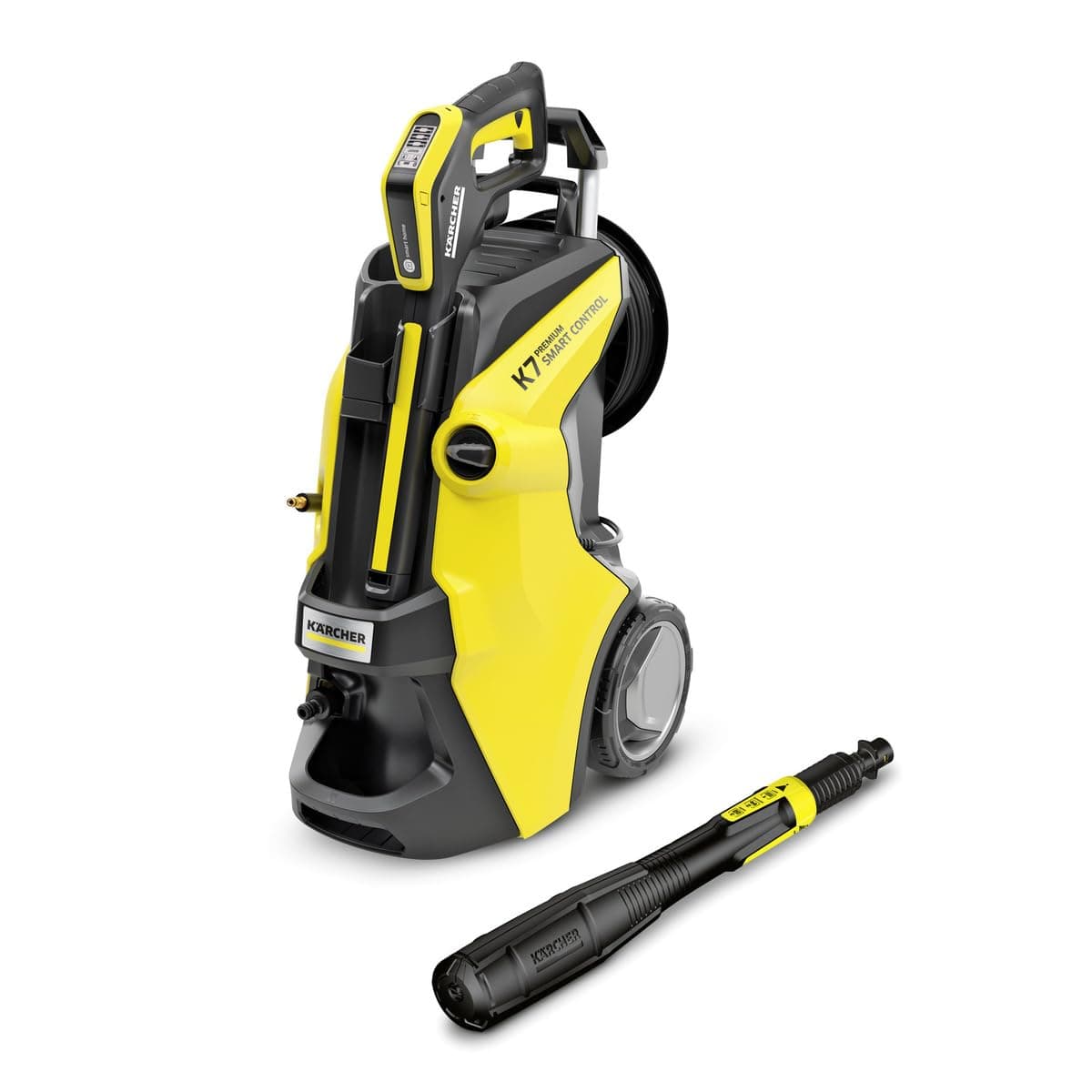 Kärcher K 7 Premium Smart Control Home Pressure Washer: Innovative Link to an App Via Bluetooth - Powerful Solution for Every Job - INCL. Hose Reel and Home Kit