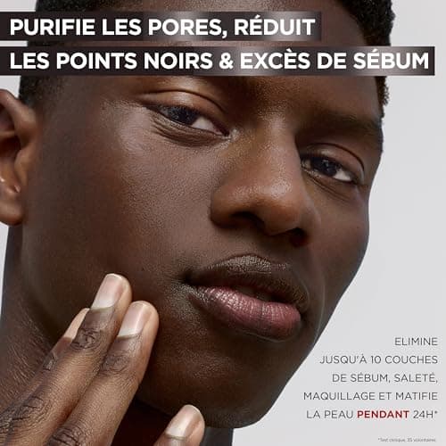 Garnier Pure Active - Gel Nettoyant Charbon - Réduit Points Noirs & Boutons - Nettoie & Désincruste les Pores - BHA & Charbon - Vegan & Cruelty Free - Peaux à Tendance Acnéiques - 250 ml - Image 6