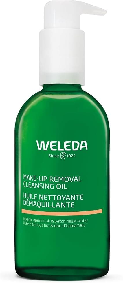 WELEDA Cleansing Oil - Cleansing Oil for Face & Eyes, Removes Waterproof Makeup, Fragrance-Free, 100% Natural Origin, Face Cleansing Oil, Vegan NATRUE, 150 ml