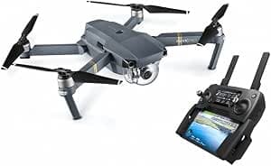 DJI - Mavic Pro Drone | Portable & Foldable Quadcopter Drone with Camera | 27-Min Flight Offer | Gimbal 3-Axis & 4K Camera | Stylish Design | High Resolution Photos & Videos