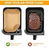 200pcs Air Fryer Baking Paper, For Ninja Double Stack XL SL400EU 9.5L,Baking Paper for Ninja Air Fryer For Ninja AF300EU/AF400EU - Image 7