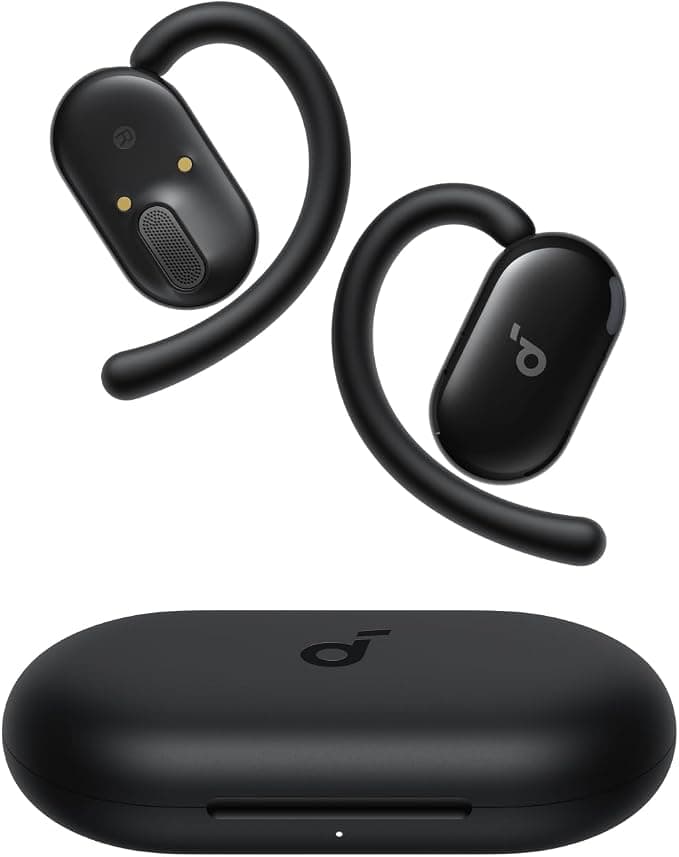 Soundcore V20i Wireless Bluetooth Headphones by Anker, Rotating Hooks, Ultra Comfort, Powerful Bass, Clear Calls, IP55, 36H Battery Life, Bluetooth 5.4, Multipoint Connection - Image 1