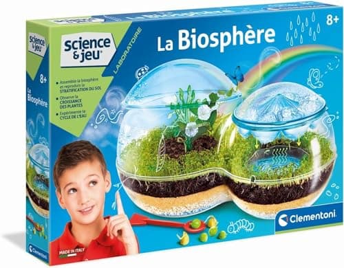 Clementoni - Science and Game: The Biosphere - Ages 8+ Assemble your Biosphere - Water Cycle Plant Growth - Includes Clover Seeds + Bindweed - Scientific Educational Game - Nature Gift Idea - Image 4