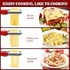 Pasta Accessory Kit for Kenwood KVC/KVL Food Processor, 3 in 1 Stainless Steel Pasta Maker with Pasta Roller, Spaghetti Cutter and Fettuccine Pasta Maker - Image 4