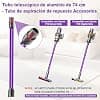 Tube Extension pour Dyson V12 Detect Slim / V10 Digital Slim Aspirateur，Accessoire de Tube Rallonge avec Dégagement Rapide 74cm，Rechange pour Tuyau D'aspiration (Violet） - Image 3