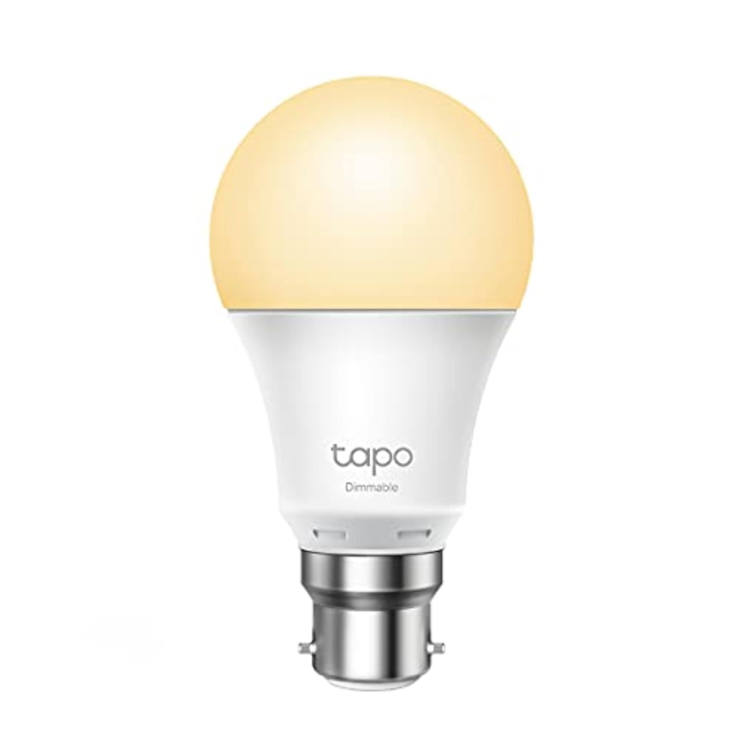 TP-Link Tapo Smart Bulb, Smart Wi-Fi LED Light, B22, 8.7W, Energy saving, Works with Amazon Alexa and Google Home, Dimmable Soft Warm White, No Hub Required (Tapo L510B) [Energy Class F] - Image 9