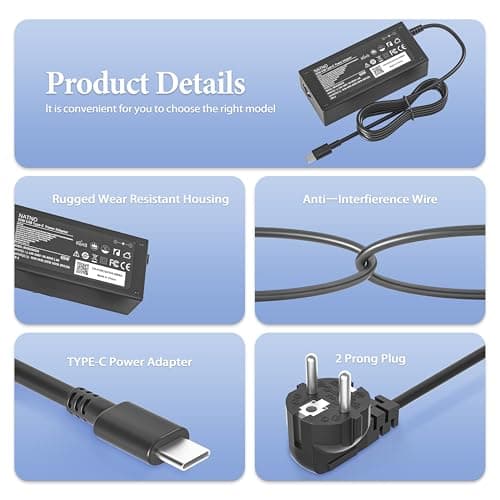 USB-C Charger 65W for Lenovo Thinkpad T14 T480 T480s T490 T490s T580 T580s T14S T15 L13 L14 L15 L390 E15 E14 E480 E490 E495 E580 E590 R480 X13 X280 X380 X390 Laptop Power Supply - Image 8