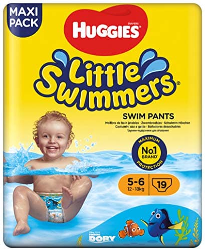 HUGGIES Little Swimmers Size 5-6 (12-18 kg), 1 Pack of 19 Pieces (Packaging May Vary) - Image 4