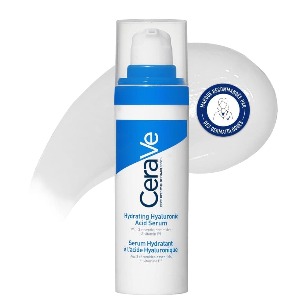 CeraVe - Sérum Hydratant à l'Acide Hyaluronique - Nourrit, Hydrate et Apaise - Diffusion Continue des Actifs - Aux 3 Céramides & Vitamine B5 - Tous Types de Peau - 30 ml - Image 10