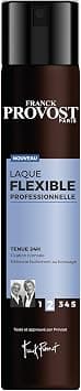FRANCK PROVOST - Professional flexible lacquer - 24-hour hold - Normal fixation - Natural finish that is non-greasy, non-sticky and residue-free - Can be easily removed by brushing - 300 ml - Image 1
