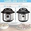 Spare Parts for Instant Pot Duo 8 Qt/Duo Plus 8 Qt Pressure Cooker Steam Evacuation Handle Float Valve Gasket Cover & Anti-lock Bracket Accessories - Image 4