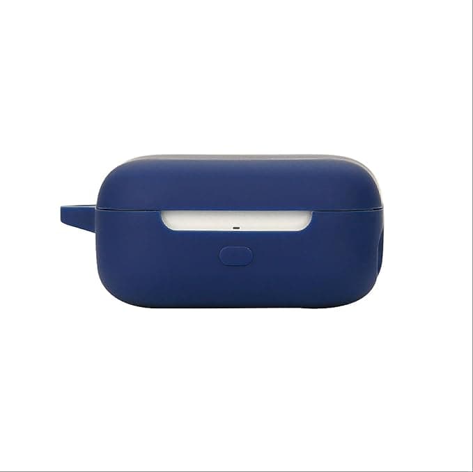 GIOPUEY Étuis Compatible avec Amazon Echo Buds (3. Gen), Coque Silicone, Poids léger, Antichoc, Portable - Bleu foncé - Image 1