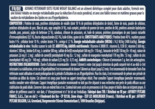 Advance Advance Veterinary Diets Weight Balance - Dry Food for Cats with Overweight Problems - 8 kg - Image 6