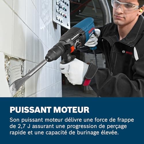 Bosch Professional hole punch GBH 2-26 F (power 830 W, SDS plus interchangeable chuck, auxiliary handle, depth stop, cloth, quick-change chuck, transport case) - Image 3