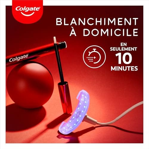 COLGATE - Max White Ultimate LED Whitening Kit | Whitening in 10 Minutes* | Removes up to 20 Years of Stains | Soft LED Whitening Device | Whitening Serum with New Precise Applicator - Image 6