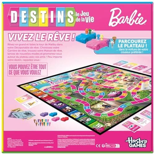 Destins Le Jeu de la Vie : édition Barbie, Jeu de Plateau - Version française - Image 3
