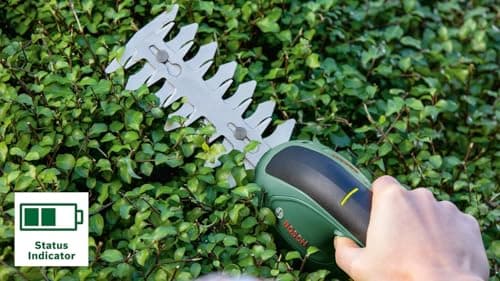 Bosch EasyShear Garden Shear Hedge Trimmer (Built-in 3.6V Battery, Battery Life 40min, Blade Length: 12cm (Shrub) / 8cm (Grass), Cardboard Box) - Image 3