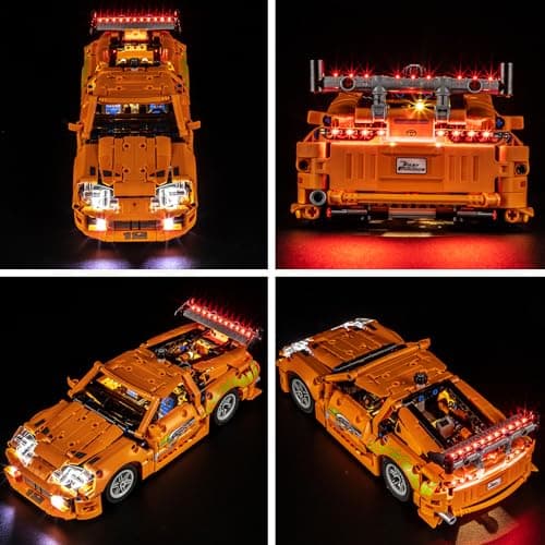 BRIKSMAX Light Kit for Lego-42204 Fast and Furious Toyota Supra MK4 - LED Lighting Compatible with Lego Technic Building Kit - Lego Set NOT Included - Image 4