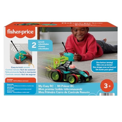 Fisher-Price My First Car Remote Control Car with 2 Speeds for Children from 3 Years, HYH28 - Image 7