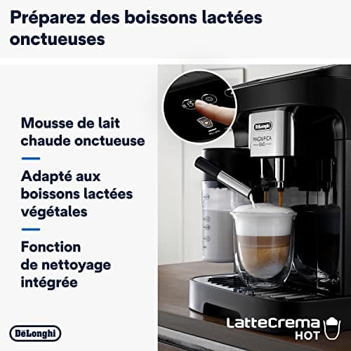 De'Longhi Magnifica Evo, Coffee and Cappuccino Machine with Grain Grinder, ECAM292.81.B, Black - Image 5