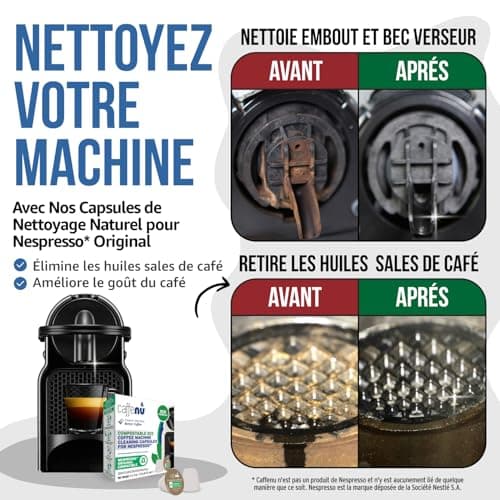 Caffenu | Nespresso Eco Cleaning Capsules | For Tasty Coffee | Coffee Cleaning Capsules | Combine with Nespresso Descaler Kit | Complete Your Barista Kit - Image 3