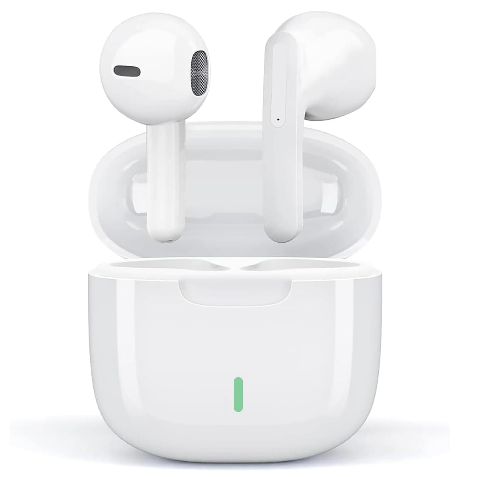 Bluetooth In-Ear Wireless Earbuds, Bluetooth 5.3 Hi-Fi Stereo Sound, Touch Control, Built-in Mic, Noise Reduction, 24 Hours Playtime, for iOS Samsung Android Phone - Image 1