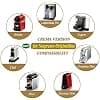 CAPMESSO Reusable Espresso Capsules Refillable Stainless Steel Coffee Capsules Compatible with Nespresso OriginalLine Coffee Machine (2 Pods+100 Lids). - Image 6
