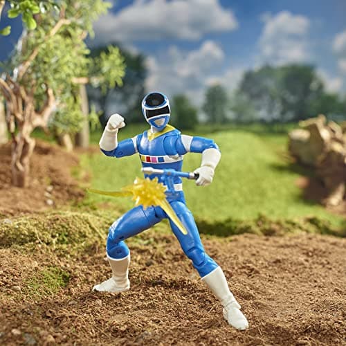 Power Rangers Hasbro Lightning Collection - in Space Blue Ranger & Galaxy Glider Deluxe Action Figure (F5398) - Image 8